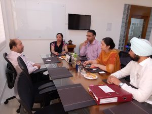 Meeting with Mr. Chandra Shekhar on 1 April 2017