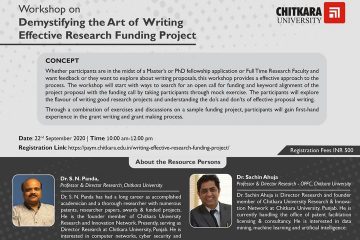 Art of writing research proposal